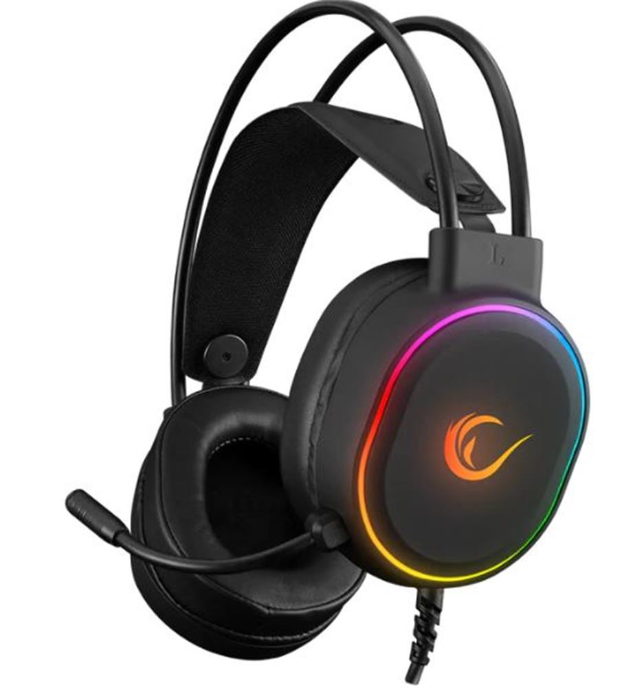 Rampage RM-K77 Vıpera Siyah USB 7.1 Version RGB Ledli Gamin Oyuncu Kulaklığı 