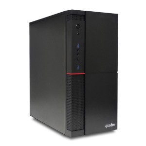 Quadro Solid DHA- 41825 Ci3 4130 3.4Ghz 8gb 256gb SSD ONB VGA Freedos Masaüstü Bilgisayar -DVD YOK-