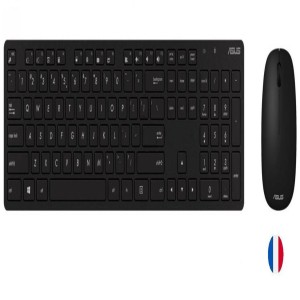 Asus W5000 Rusca Kablsouz Klavye-Mouse Set Siyah (W5000-Rus-Syh)