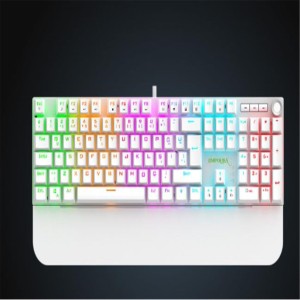 IKG-430T Gaming Klavye Kırmızı mekanik anahtar, rainbow LED aydınlatma 