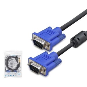 HADRON HDX7785 VGA Kablo OD 7.3 mm A Kalite 15 m - Siyah Mav