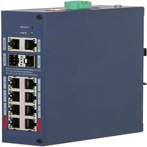Dahua CHS4212-8GT-110 8 Port Gigabit PoE 110W 2 Port Uplink 2 Port SFP Cloud Yönetilebilir Switch