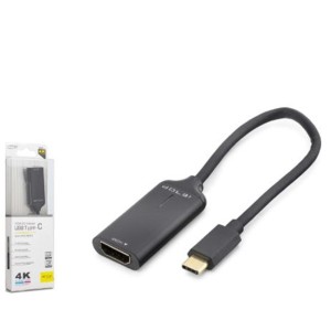 iETOP HDX7898 Type-C to HDMI Görüntü Dönüştürücü 4K 30Hz 20 cm Siyah