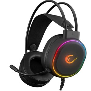 Rampage RM-K77 Vıpera Siyah USB 7.1 Version RGB Ledli Gamin Oyuncu Kulaklığı 